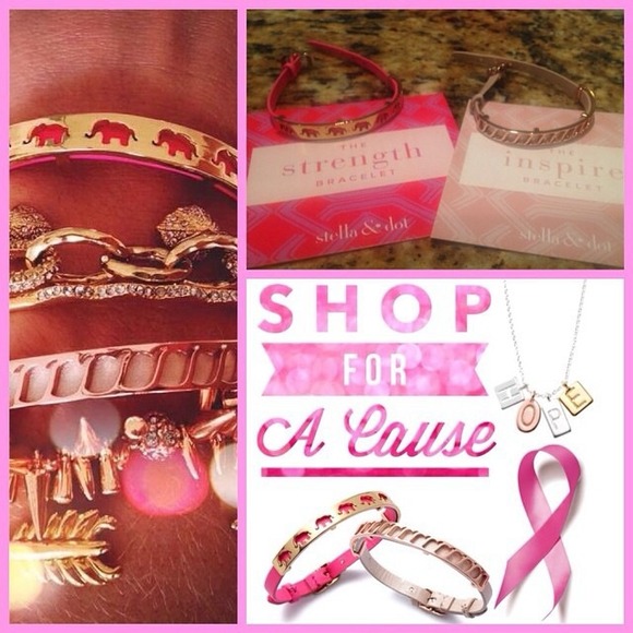 Strength and Inspire breast cancer bracelet
