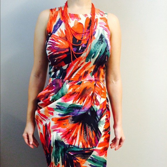 NWT Ann Taylor Bird of Paradise Dress - Picture 1 of 4
