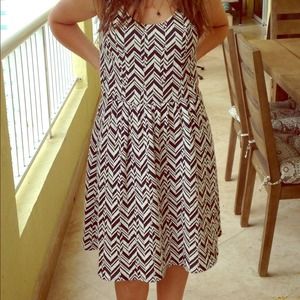Anthropologie black and white dress!