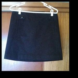 Grey Wool J Crew Skirt