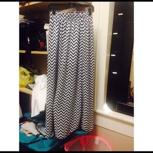 Chevron skirt