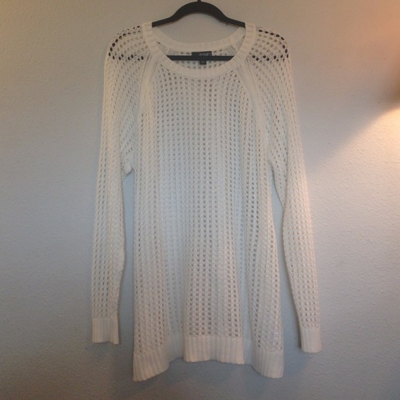White Knit Top