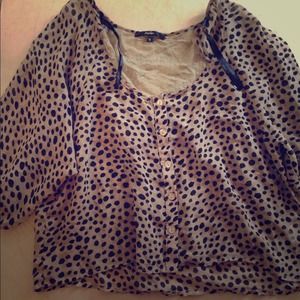 Cropped blouse