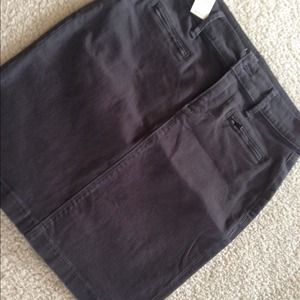 Loft stretch denim skirt