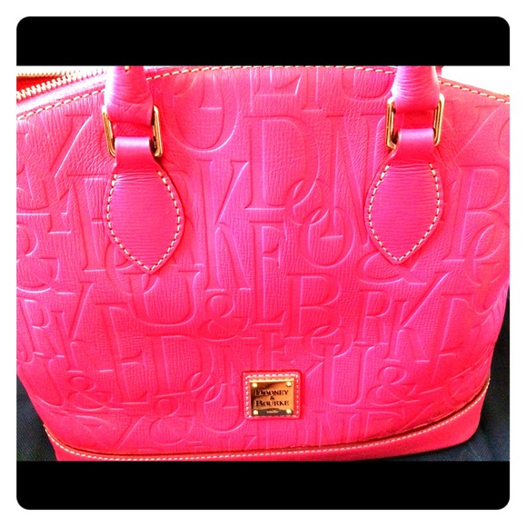 Authentic Dooney & Bourke Large Pink Bag