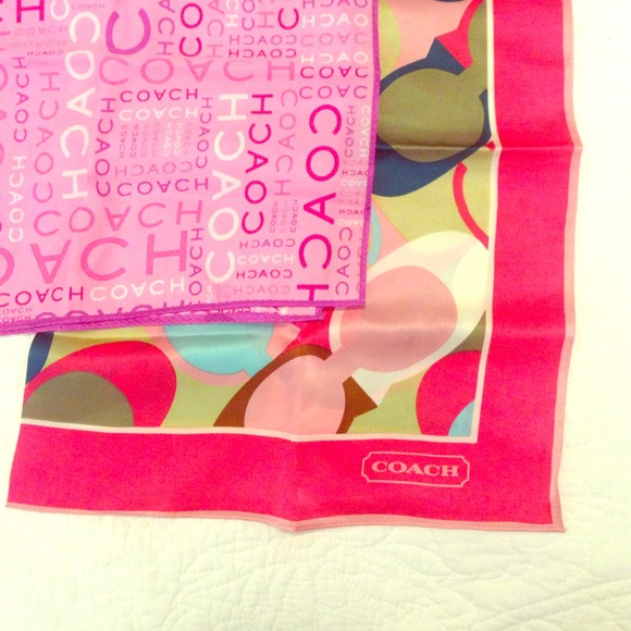 Bundle! 2 Coach scarves for the price of 1!
