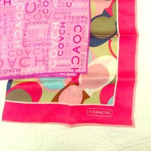 Bundle! 2 Coach scarves for the price of 1!