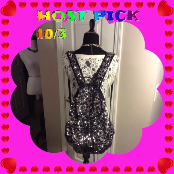 Handbags - JOAN BOYCE BLING BACKPACK