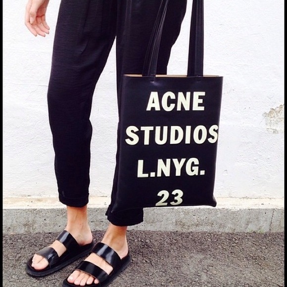 acne tote bag