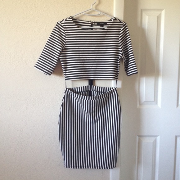 Forever 21 striped Bodycon dress