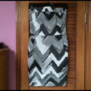 Banana Republic Linen Print Dress