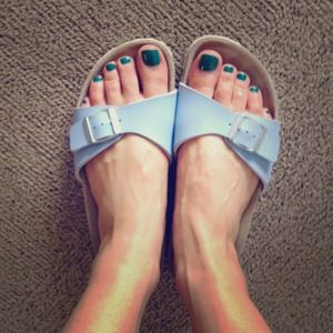 Adorable Blue Birkenstocks!