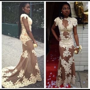 A picture of the prom dress on