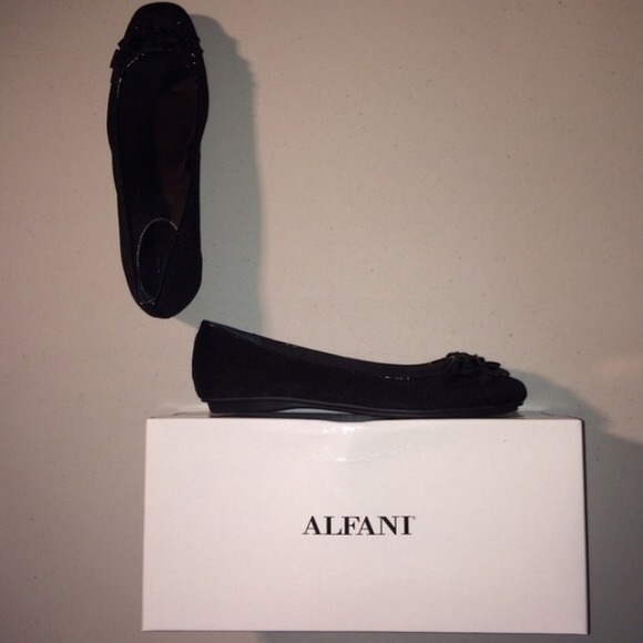 Alfani Black Perry Ballet Flats Size 7.5M,9M,&9.5M
