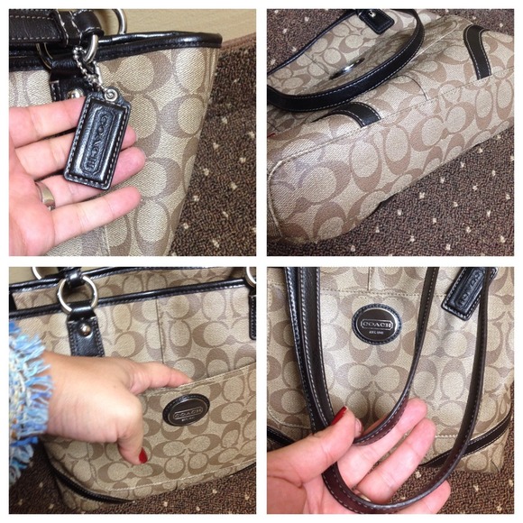 ⛔️SOLD⛔️Coach authentic handbag Brown - Picture 3 of 4