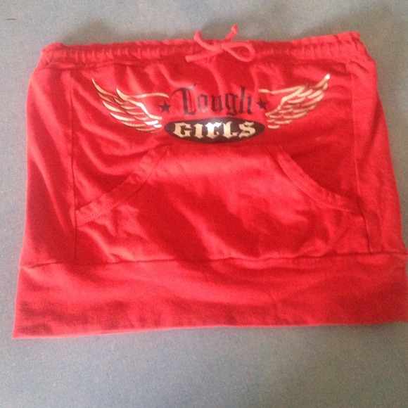 Tough girls belly shirt / stretchy