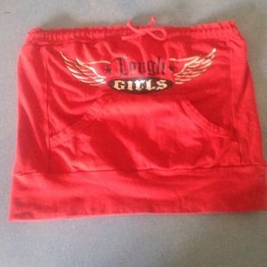 Tough girls belly shirt / stretchy