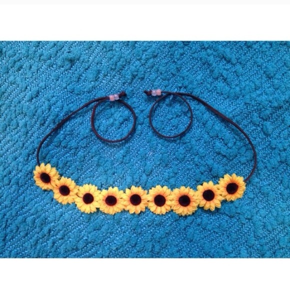 2 Mini Sunflower Halos