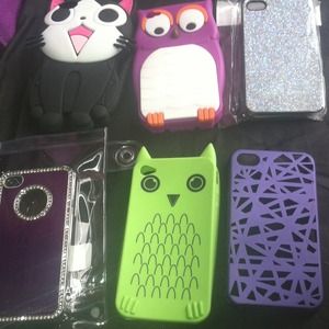 iPhone 4 4s phone case bundle