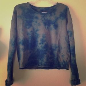 Grunge Crop Top Sweater