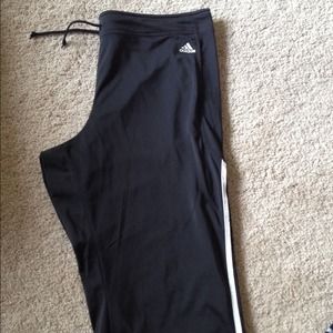 Adidas Capri Pants Black and White