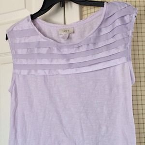 Loft lavender shirt.