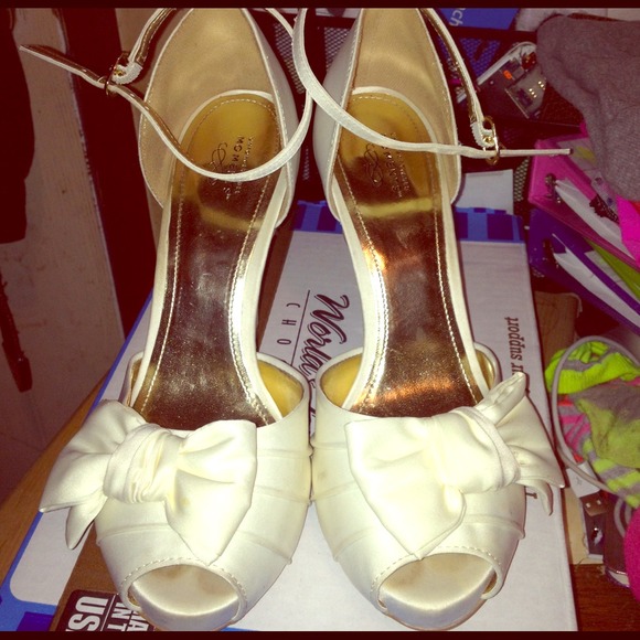 Cream heels
