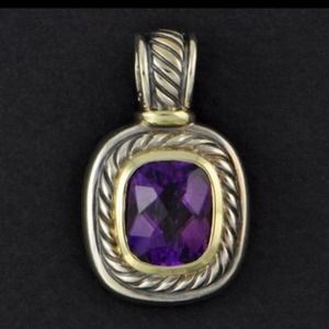 David Yurman amethyst pendant