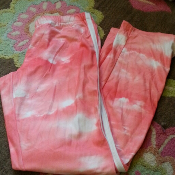 Coral sleeping pants and shirt