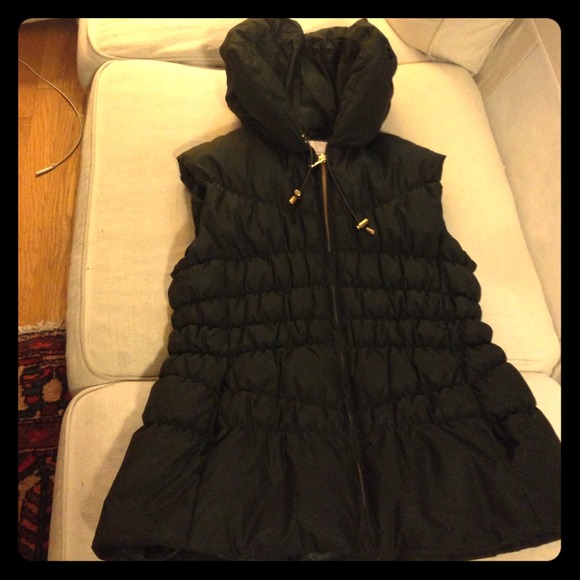 Michael Kors hunter green down vest