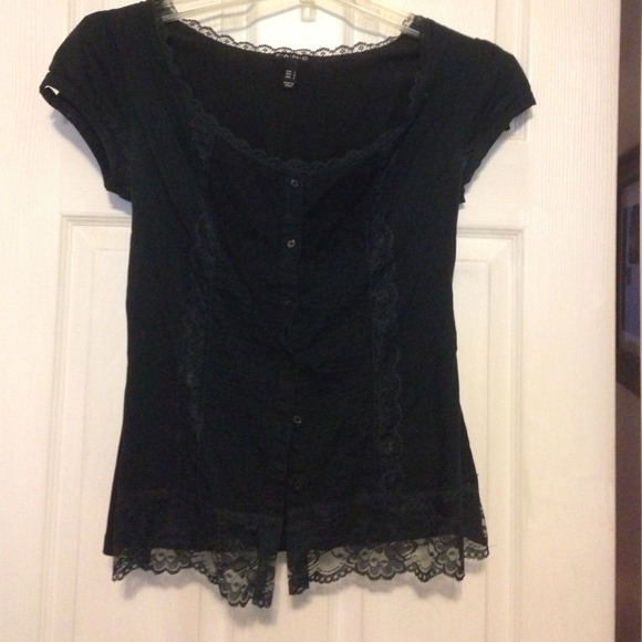 Black lace too