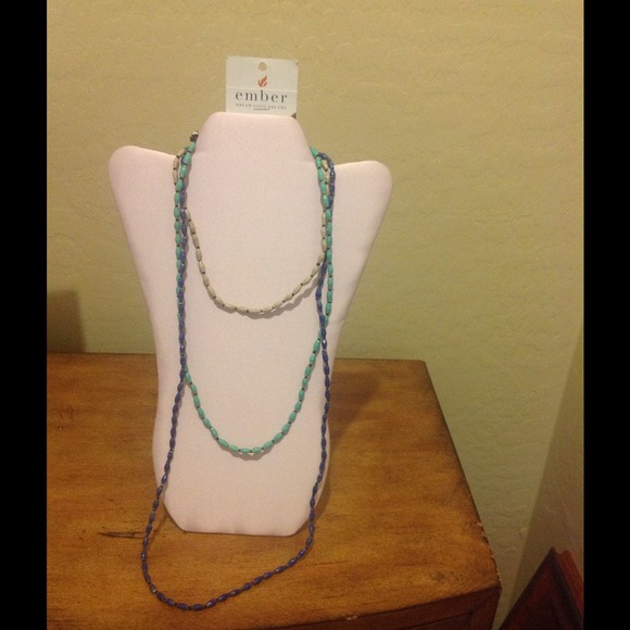 Three Strand Necklace - Picture 1 of 2