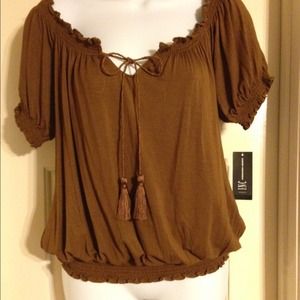 Small INC brown top