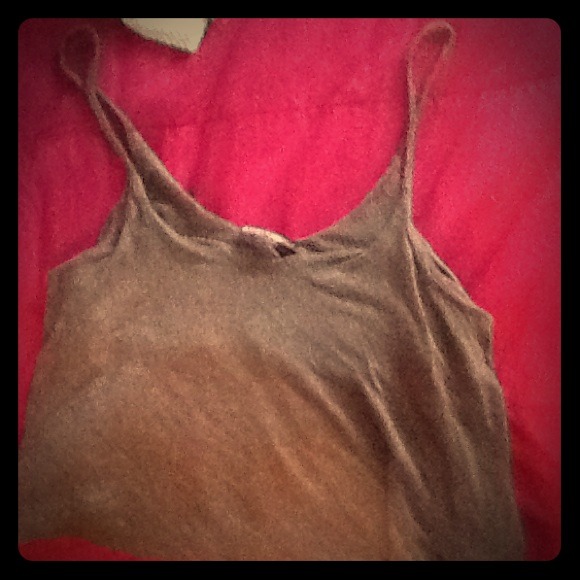 Brandy Melville grey tank top
