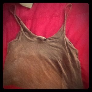 Brandy Melville grey tank top