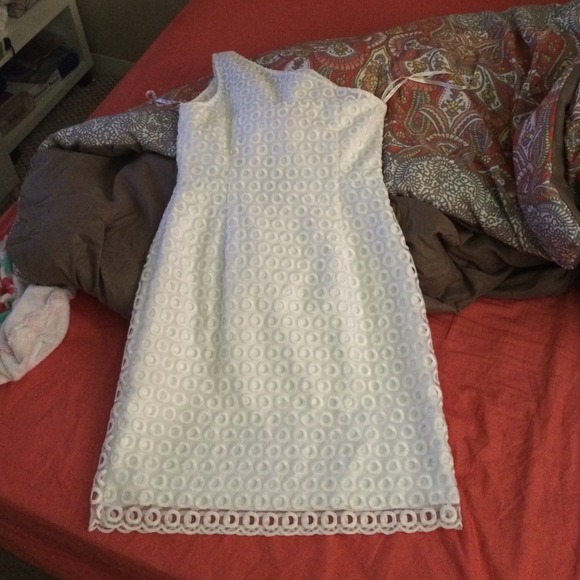 White one shoulder Lilly pulitzer dress size 4