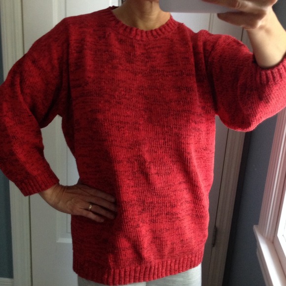 Red and Black Sweater