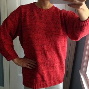 Red and Black Sweater