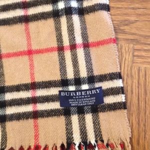 Authentic Burberry cashmere scarf