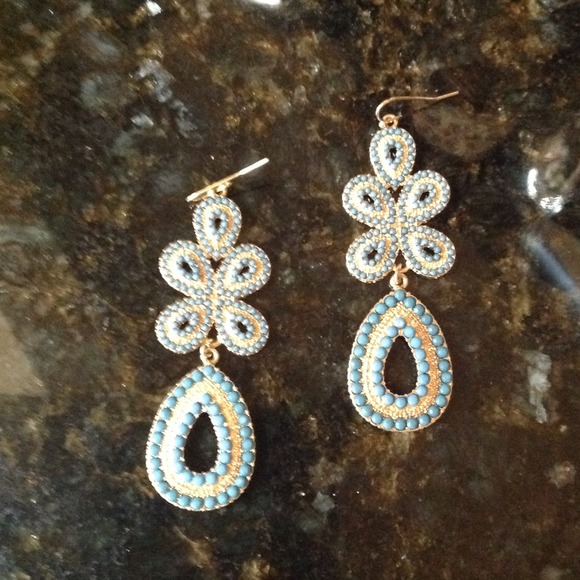 "Flash Sale" Turquoise dangle earrings