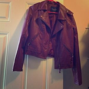 M leather jacket never worn tag still on