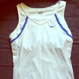 Nike Dry Fit Tank - white