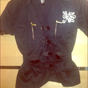 ECHO RED BLACK BLAZER