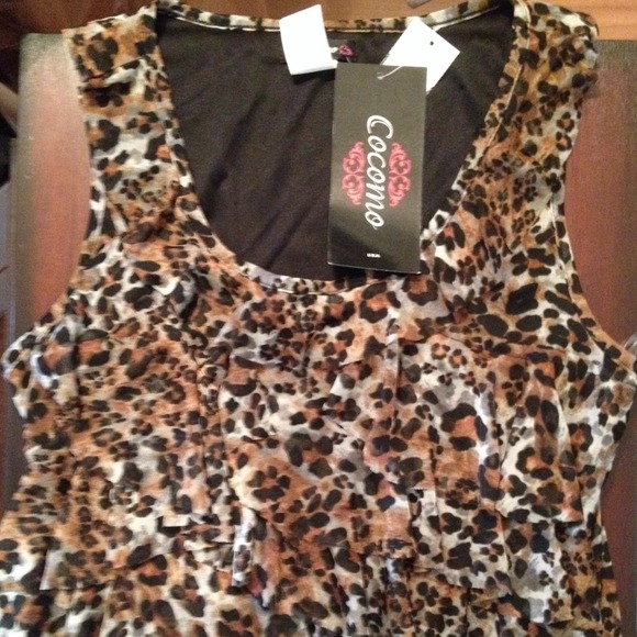 Leopard print tank