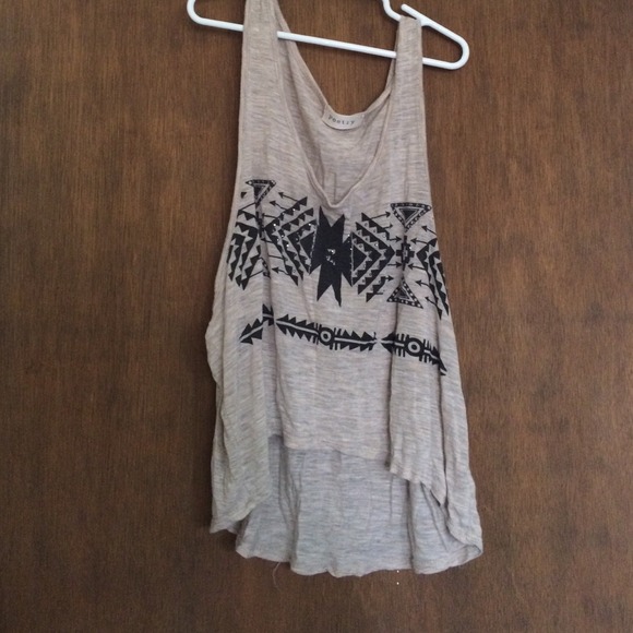 Tribal crop top