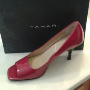 Tahari Red Patent Leather Shoes