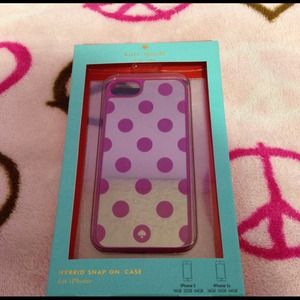 Hybrid snap on iphone 5 case (kate spade )