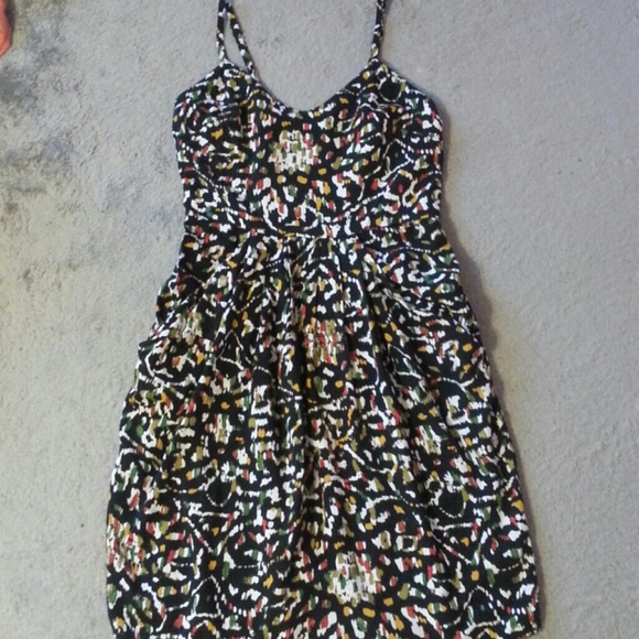 A diffrently patterned dress
