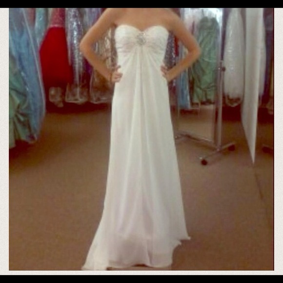 Beautiful white formal dress