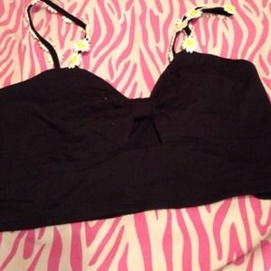 LF BLACK BRALETTE